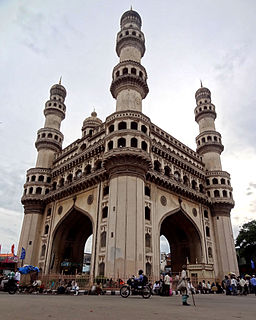 Charminar Mosque in Telangana, India