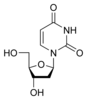 Chemical structure of Dezoxiuridină