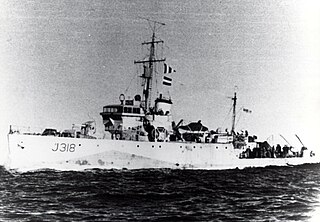 HMCS <i>Westmount</i> WWII Canadian minesweeper