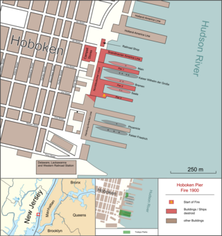 <span class="mw-page-title-main">1900 Hoboken Docks fire</span> Fire in Hoboken, New Jersey