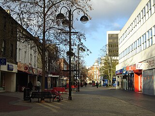 Hounslow Town in the west of London, England