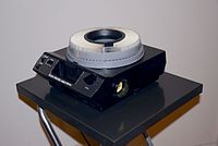 A Kodak Carousel model 4400 slide projector, first sold in the mid-1980s