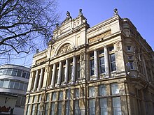 Cardiff Old Library, South Front 1882 Old Library.JPG