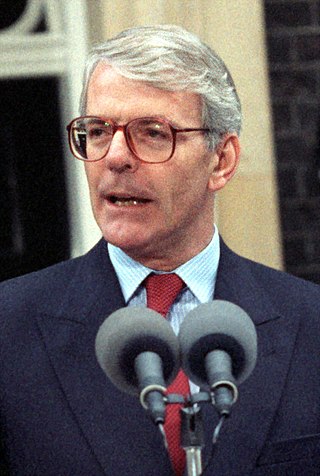 <span class="mw-page-title-main">John Major</span> Prime Minister of the United Kingdom from 1990 to 1997