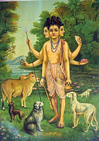 <span class="mw-page-title-main">Dattatreya</span> Hindu deity