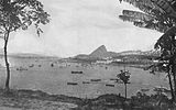 Harriet Chalmers Adams: Rio de Janeiro's waterfront and the Morro de Castello from the Ilha das Cobras (1919)