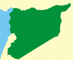 Lãnh thổ của Cộng hòa Syria được phê chuẩn trong Hiệp ước độc lập Pháp-Syrian năm 1936 (Liban không phải là một phần của hiệp ước này). Năm 1938, Cộng hòa Hatay cũng được loại trừ khỏi hiệp ước này.