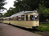 Großraumwagen-Zug der Straßenbahn Frankfurt am Main