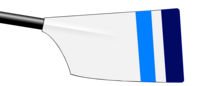 Image showing the rowing club's blade colours