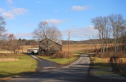 View of Fishing Creek Township in early winter