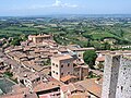 Panorama dalla Torre Grossa: Casa-Torre Pesciolini