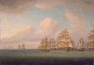 <span class="mw-page-title-main">Allemand's expedition of 1805</span> French naval expedition during the Napoleonic Wars