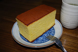 <span class="mw-page-title-main">Castella</span> Japanese sponge cake