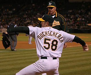 <span class="mw-page-title-main">Justin Duchscherer</span> American baseball player (born 1977)