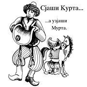 Kurta and Murta from Pera, Mika, Laza - proverbs and sayings with personal names, NeBo, 2000.jpg