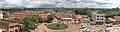 Morogoro Town showing the town and the activities of the people. Nguru Mountains can be seen in the background