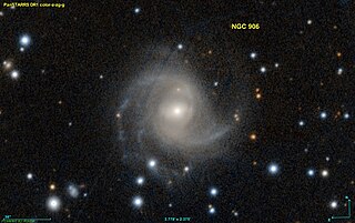 <span class="mw-page-title-main">NGC 906</span> Galaxy in the constellation Andromeda