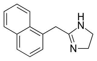 <span class="mw-page-title-main">Naphazoline</span> Chemical compound