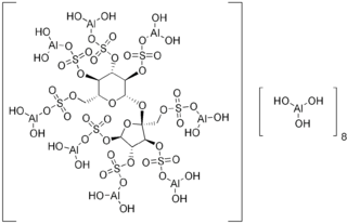 <span class="mw-page-title-main">Sucralfate</span> Chemical compound and gastrointestinal medication