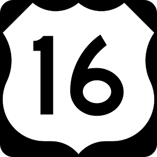 U.S. Route 16 U.S. Highway in Wyoming and South Dakota