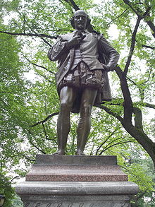 William Shakespeare Statue, Central Park, NYC.JPG