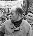 Jacek Kuroń op 1 mei 1989 (Foto: Andrzej Iwański) overleden op 17 juni 2004