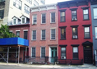 <span class="mw-page-title-main">32, 34 & 36 Dominick Street Houses</span> Historic houses in Manhattan, New York