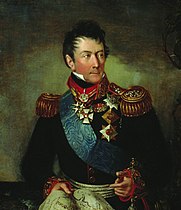 Retrato del conde Alexander Langeron, por Karl Yakovlevich, 1819