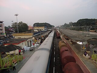 <span class="mw-page-title-main">Aluva railway station</span> Railway station in Aluva, Kerala, India