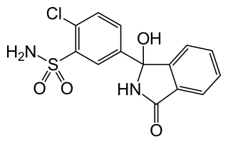 <span class="mw-page-title-main">Chlortalidone</span> Thiazide-like diuretic drug