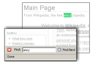 <span class="mw-page-title-main">Incremental search</span> User interface method to search for text