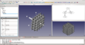 Matrices para o modelado en FreeCAD 0.13 en Linux Kubuntu 13.10.