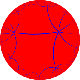 Order-7 heptagonal tiling