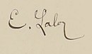 Signature de Édouard Lalo