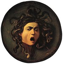 Hoofd van Medusa, 1595, Uffizi, Florence