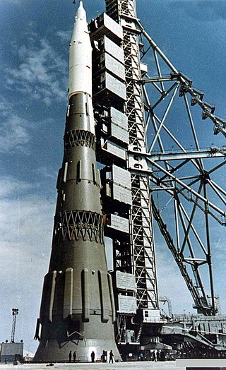 <span class="mw-page-title-main">N1 (rocket)</span> Soviet super heavy-lift launch vehicle