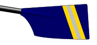 Image showing the rowing club's blade colours