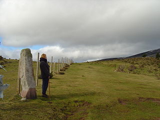 Ortigosa de Cameros. Menhir en el puerto de Peña Hincada