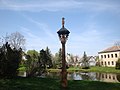 English: Prienai-town in Lithuania.Sculpture in park Polski: Preny-miasteczko na Litwie.Rzeźba w parku