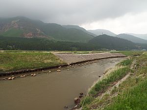 Flod i Akamizu (sydvästra delen av staden)