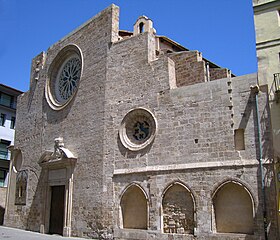 Fachada de la iglesia de Santa Catalina (Valencia)