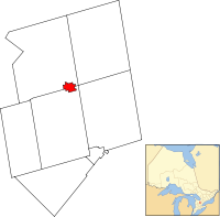 Shelburne within Dufferin County