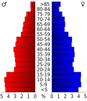 Bevolkingspiramide Uvalde County