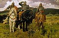 Vasnetsov's idea of bogatyrs, whose helmets inspired the budenovka