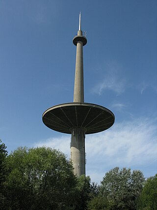 <span class="mw-page-title-main">Mechelen-Zuid water tower</span> Water tower, Telecommuncatins tower in Mechelen, Belgium