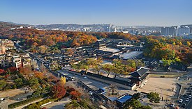 昌徳宮の全景