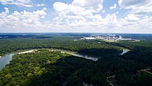 Looking southeast with Rayonier and US-301 bridge in background Altamaha and Rayonier.jpg