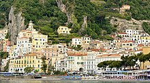 Amalfi from a tour boat Amalfi Coast, Italy from a tour boat.jpg