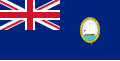 This is the SVG vector image of the flag and government ensign of British Guiana from 1919 to 1955. It is recommended to create a new SVG vector image based on this SVG. Just change the background color from blue to the same red as the Union Flag in the upper left corner. The other contents remain unchanged.