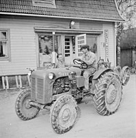 Finský traktor vyrobený společností Takra, 1955